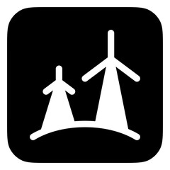 Editable windmill, wind energy, wind tower vector icon. Environment, ecology, eco-friendly. Part of a big icon set family. Perfect for web and app interfaces, presentations, infographics, etc