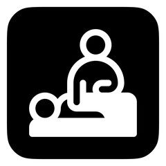 Editable massage vector icon. Wellness, spa, relaxation. Part of a big icon set family. Perfect for web and app interfaces, presentations, infographics, etc