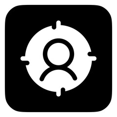 Editable target user customer vector icon. SEO, marketing, business. Part of a big icon set family. Perfect for web and app interfaces, presentations, infographics, etc