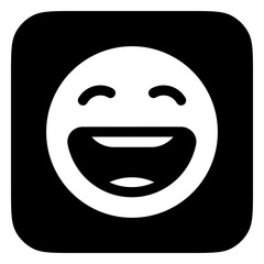 Editable happy smile expression emoticon vector icon. Part of a big icon set family. Part of a big icon set family. Perfect for web and app interfaces, presentations, infographics, etc