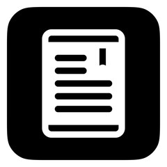 Editable e-book reader vector icon. Online learning, course, tutorial. Part of a big icon set family. Perfect for web and app interfaces, presentations, infographics, etc