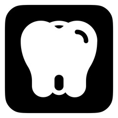 Editable molar, premolar, tooth vector icon. Dentistry, healthcare, medical. Part of a big icon set family. Perfect for web and app interfaces, presentations, infographics, etc