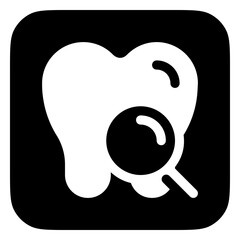 Editable dental checkup vector icon. Dentistry, healthcare, medical. Part of a big icon set family. Perfect for web and app interfaces, presentations, infographics, etc