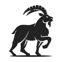 Ibex Logo template Isolated. Brand Identity. Icon Abstract Vector graphic