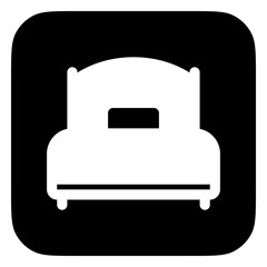 Editable single bed vector icon. Part of a big icon set family. Perfect for web and app interfaces, presentations, infographics, etc