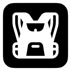 Editable rucksack, backpack vector icon. Part of a big icon set family. Perfect for web and app interfaces, presentations, infographics, etc