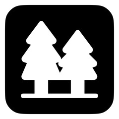 Editable pine trees vector icon. Part of a big icon set family. Perfect for web and app interfaces, presentations, infographics, etc