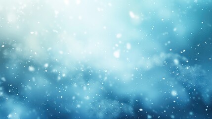 Blurred winter background. Natural abstract snow with shallow depth of field