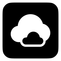 Editable clouds vector icon. Part of a big icon set family. Perfect for web and app interfaces, presentations, infographics, etc