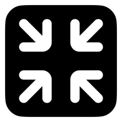 Editable vector exit full screen icon. Part of a big icon set family. Perfect for web and app interfaces, presentations, infographics, etc