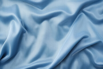 Processed collage of folded denims jean blue fabric texture. Background for banner, backdrop