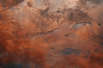 Processed collage of old rusty metal sheet texture in daylight. Background for banner