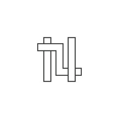 NZ or ZN logo and icon design