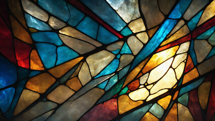 backlit stained glass patterns