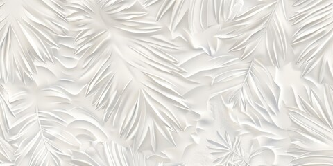 seamless wallpaper featuring a very intricate palm tree design