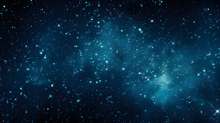 a large amount of stars are in the sky