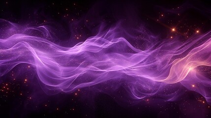 Obraz premium A Starlit Violet Vapor Stream Banner