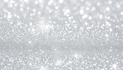 Silver glitter background texture white sparkling shiny wrapping paper.