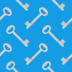 key seamless pattern vector illustration. Texture for textile, wallpaper and backdrop