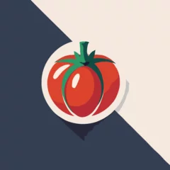 Fotobehang illustration of an tomato  © A.Selawi