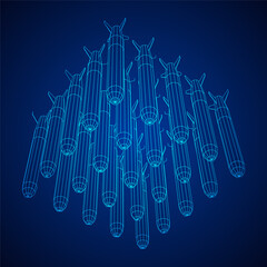 Ballistic Missile, Hypersonic Rocket, Bomb