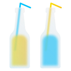 Bottle Drink Soda Food Beverages Glassmorphism UI Icon Sign and Symbol Design Illustrator Png Svg	
