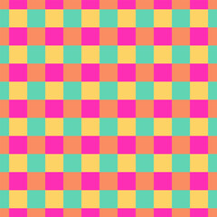 Colorful gingham seamless pattern.Tartan check plaid repeat pattern. Vector illustration background. 