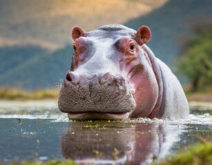 Fototapeta premium hippopotamus