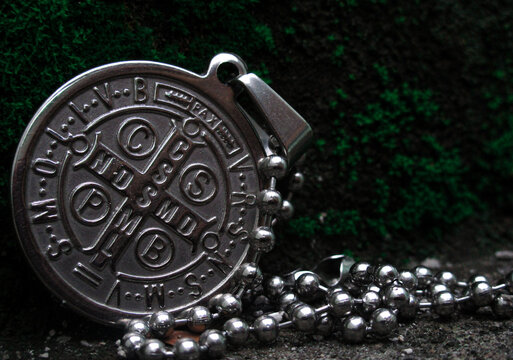 Medalla de sanbenito textura
