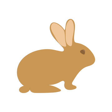 rabbit animal icon vector