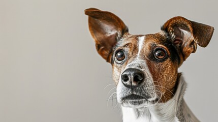 dog listening with big ear