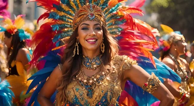 From Samba Steps to Soaring Wings, A Brazilian Dancer's Feather Fashion Flight