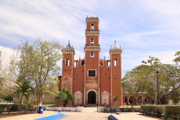 yaxcabà yucatan mexico church