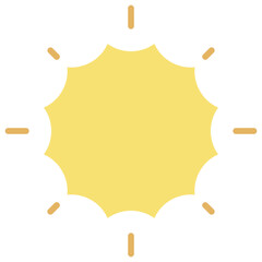 Sun Flat Icon