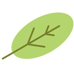 Leaf Flat Icon