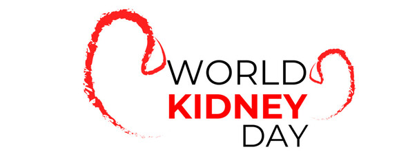 Fototapeta na wymiar world kidney day campaign, world kidney day awareness program, world kidney day logo. concept poster, banner, cover, brochure, flyer, background. The national kidney month. vector illustration.