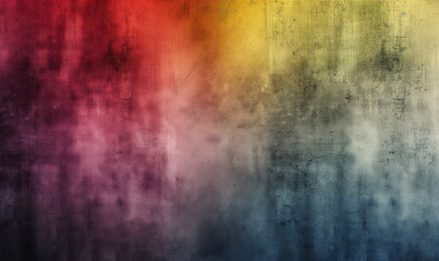 Abstract watercolor wallpaper grunge painting multicolored backdrop horizontal banner (orange, yellow, purple)	
