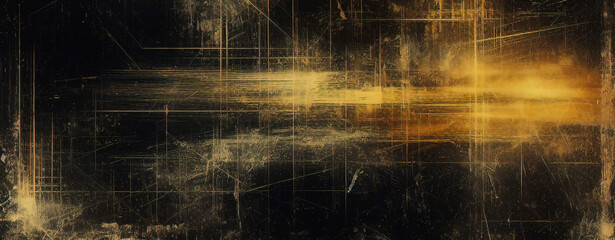Abstract golden background. Wall art, wallpaper, oil painting, artistic background. grunge texture. Abstract art painting. Posters, covers, prints. Abstract wall art. Digital interior art.