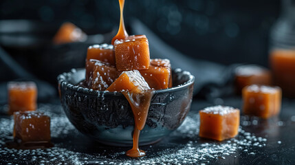 Indulge in the divine allure of salted caramel. Let the perfect balance of sweet and savory dance on your taste buds, creating a symphony of flavor that lingers in every blissful moment. 
