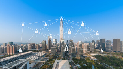 Concept of Shenzhen Urban Scenery and Interpersonal Network
