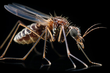 Fototapeta premium Mosquito in full body shot