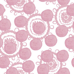 Watercolor spots, brush strokes. A pattern of multicolored paint spots. Background for textiles and gift wrapping.