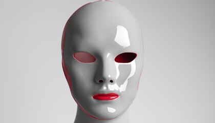  Modern art meets fashion - A striking, minimalist mask