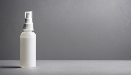  Clean and simple - A single spray bottle on a minimalist background - obrazy, fototapety, plakaty