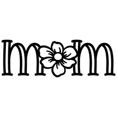 Mom with Flower
