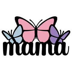 Mama with Butterflies