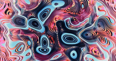 Abstract art. Liquid swirl marble texture background. 3D rendering.