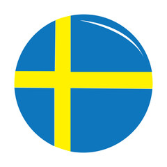 vectors illustration icon for the country of Sweden