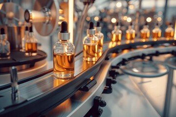 Cosmetic oil production line, industrial beauty products, precision