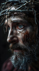 Jesus Christ, Savior of mankind - close-up